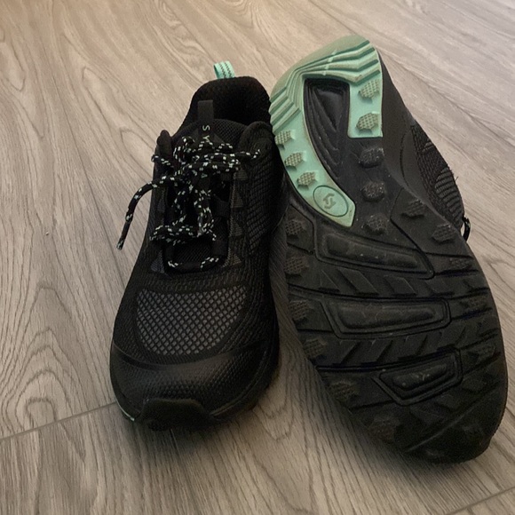 System running shoes black and light blue - Picture 3 of 3